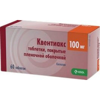 КВЕНТИАКС 100МГ. №60 ТАБ. П/П/О /KRKA/