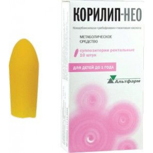 КОРИЛИП НЕО 12,5МГ+1МГ+6МГ. №10 СУПП. РЕКТ.