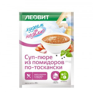 ЛЕОВИТ ХУДЕЕМ ЗА НЕДЕЛЮ БИОСЛИМИКА СУП-ПЮРЕ ПОМИДОРЫ ПО-ТОСКАНСКИ 20Г. №1 ПАК.