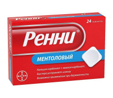 РЕННИ №24 ТАБ.ЖЕВ. МЕНТОЛ