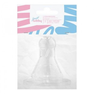 ЛУББИ ДЖАСТ СИЛИК. СОСКА X-ОТВ. Д/ГУСТОЙ ПИЩИ 6+ /АРТ.13966/ [LUBBY]