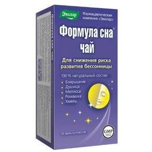 ФОРМУЛА СНА 1,5Г. №20 ПАК. /ЭВАЛАР/ (БАД) ЧАЙН.НАПИТОК