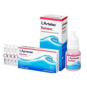 АРТЕЛАК БАЛАНС УНО Р-Р ОФТАЛЬМ. УВЛАЖН. 0,5МЛ. №30 ТЮБ./КАП.