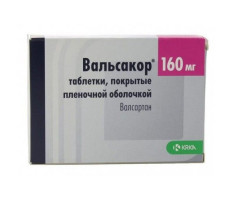 ВАЛЬСАКОР 160МГ. №90 ТАБ. П/П/О /KRKA/