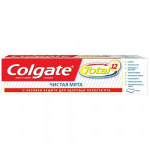 КОЛГЕЙТ ЗУБ.ПАСТА ТОТАЛ 12 ЧИСТАЯ МЯТА 75МЛ. [COLGATE]