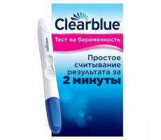 ТЕСТ Д/ОПРЕД. БЕРЕМЕННОСТИ КЛИАБЛУ ИЗИ №1 И/М [CLEAR BLUE]