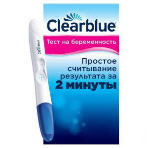 ТЕСТ Д/ОПРЕД. БЕРЕМЕННОСТИ КЛИАБЛУ ИЗИ №1 И/М [CLEAR BLUE]