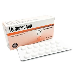 ЦЕФАМАДАР №100 ТАБ.ГОМЕОПАТ.