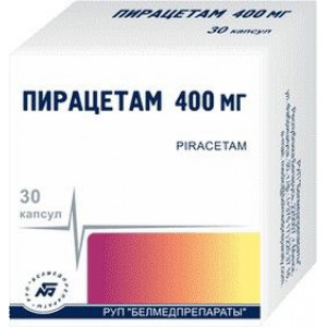ПИРАЦЕТАМ 400МГ. №30 КАПС. /БЕЛМЕДПРЕПАРАТЫ/ ПИРАЦЕТАМ 400МГ. №30 КАПС. /БЕЛМЕДПРЕПАРАТЫ/