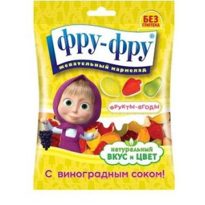 ФРУ-ФРУ МАРМЕЛАД МАША И МЕДВЕДЬ ЯГОДЫ 100Г.