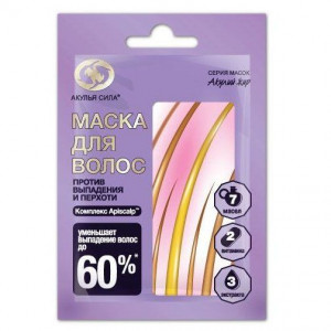 АКУЛЬЯ СИЛА МАСКА Д/ВОЛОС П/ВЫПАДЕНИЯ ВОЛОС 25МЛ.