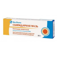 СКИПИДАРНАЯ МАЗЬ 25Г. ТУБА /МОСФАРМА/