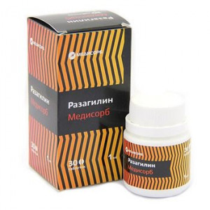 РАЗАГИЛИН МЕДИСОРБ 1МГ. №30 ТАБ. БАНКА /МЕДИСОРБ/ РАЗАГИЛИН МЕДИСОРБ 1МГ. №30 ТАБ. БАНКА /МЕДИСОРБ/
