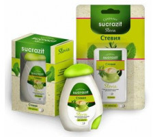 ЗАМЕНИТЕЛЬ САХАРА СУКРАЗИТ СТЕВИЯ №300 ТАБ.