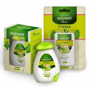 ЗАМЕНИТЕЛЬ САХАРА СУКРАЗИТ СТЕВИЯ №300 ТАБ.