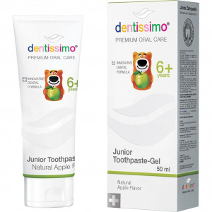ДЕНТИССИМО ЗУБ. ПАСТА ЮНИОР ЯБЛОКО 6+ 50МЛ. [DENTISSIMO]