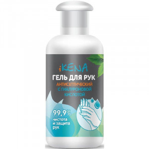 ИКЕНА ГЕЛЬ Д/РУК А/СЕПТИЧ. ГИАЛ. К-ТА 100МЛ. [IKENA]