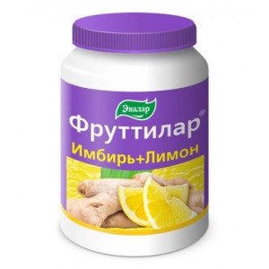 ФРУТТИЛАР ИМБИРЬ+ЛИМОН №30 ЖЕВ.ПАСТ. /ЭВАЛАР/