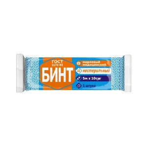 БИНТ Н/СТЕР. 5МХ10СМ И/У /ФАРМ-СФЕРА/