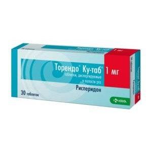ТОРЕНДО КУ-ТАБ 1МГ. №30 ТАБ.ДИСПЕРГ. П/О /KRKA/ ТОРЕНДО КУ-ТАБ 1МГ. №30 ТАБ.ДИСПЕРГ. П/О /KRKA/