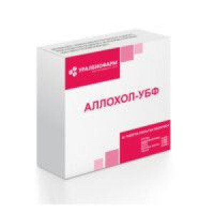 АЛЛОХОЛ-УБФ №50 ТАБ. П/О /УРАЛБИОФАРМ/