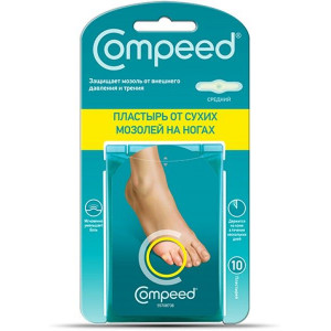 КОМПИД ПЛАСТЫРЬ П/СУХИХ МОЗОЛЕЙ СРЕДНИЙ №10 [COMPEED]