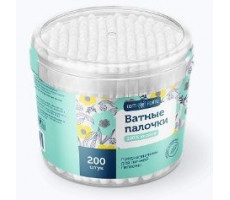 КОМФОРТЕ ВАТНЫЕ ПАЛОЧКИ №200 СТАКАН [COMFORTE]