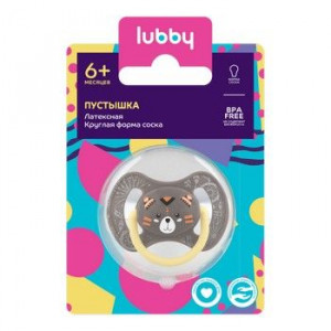 ЛУББИ ПУСТЫШКА ЛАТ. КРУГЛАЯ 6+ /АРТ.28552/ [LUBBY]