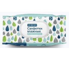 КОМФОРТЕ САЛФЕТКИ ВЛАЖН. А/БАКТЕР. №60 КЛАПАН [COMFORTE]