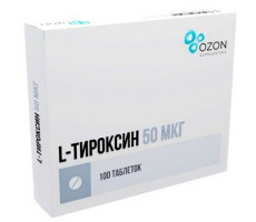 L-ТИРОКСИН 50МКГ. №100 ТАБ. /ОЗОН/