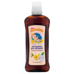 МОЕ СОЛНЫШКО СР-ВО Д/КУП. ЭКСТРАКТ Д/ВАНН ЧЕРЕДА+РОМАШКА 475МЛ.