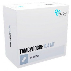 ТАМСУЛОЗИН 0,4МГ. №90 КАПС.ПРОЛОНГ.ВЫСВ. /ОЗОН/ ТАМСУЛОЗИН 0,4МГ. №90 КАПС.ПРОЛОНГ.ВЫСВ. /ОЗОН/