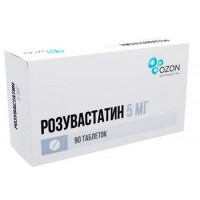 РОЗУВАСТАТИН 5МГ. №90 ТАБ. П/П/О /ОЗОН/