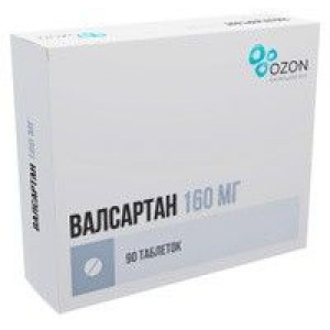 ВАЛСАРТАН 160МГ. №90 ТАБ. П/П/О /ОЗОН/
