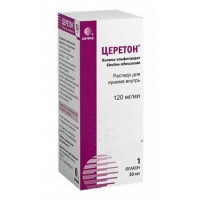 ЦЕРЕТОН 120МГ/МЛ. 30МЛ. №1 Р-Р Д/ПРИЕМА ВНУТРЬ ФЛ. +ПИПЕТКА,АДАПТЕР /СОТЕКС/