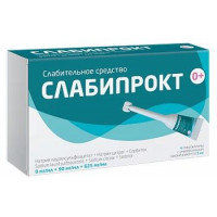 СЛАБИПРОКТ 9МГ/МЛ.+90МГ/МЛ.+625МГ/МЛ. 5МЛ. №4 Р-Р РЕКТ. МИКРОКЛИЗМЫ