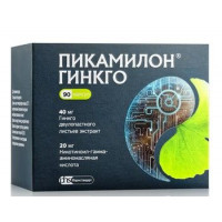 ПИКАМИЛОН ГИНКГО 40МГ+20МГ. №90 КАПС. /ФАРМСТАНДАРТ/