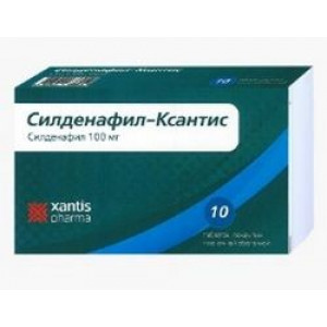 СИЛДЕНАФИЛ-КСАНТИС 100МГ. №10 ТАБ. П/П/О