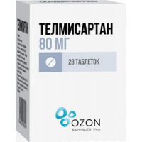 ТЕЛМИСАРТАН 80МГ. №28 ТАБ. БАНКА /ОЗОН/