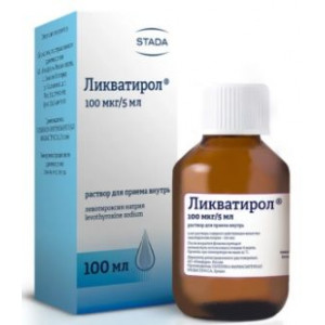 ЛИКВАТИРОЛ 100МКГ/5МЛ. 100МЛ. Р-Р Д/ПРИЕМА ВНУТРЬ ФЛ. +АДАПТЕР+ШПРИЦ /ГАЛЕНИКА/НИЖФАРМ/ ЛИКВАТИРОЛ 100МКГ/5МЛ. 100МЛ. Р-Р Д/ПРИЕМА ВНУТРЬ ФЛ. +АДАПТЕР+ШПРИЦ /ГАЛЕНИКА/НИЖФАРМ/