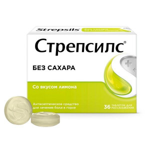 СТРЕПСИЛС ЛИМОН №36 ТАБ. Д/РАСС. Б/САХ.